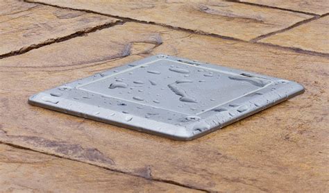 decorative electrical floor box|outdoor electrical outlet box weatherproof.